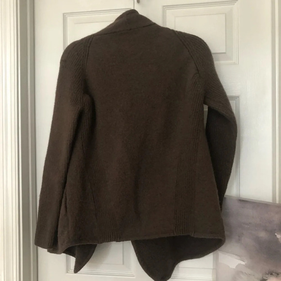! Vince Boiled Wool Cardigan Brown Sugar large - Picture 4 of 9